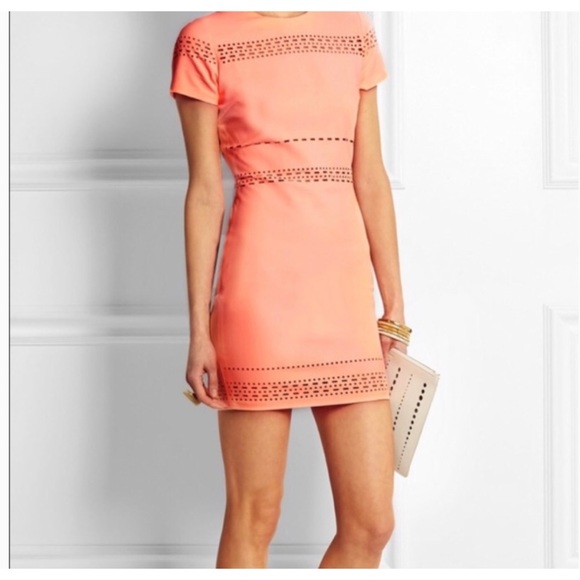 Elizabeth and James Coral Midi Dress - Picture 1 of 9
